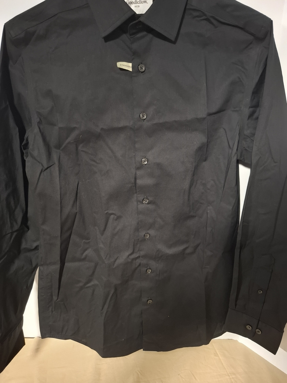 Goodfellow & Co Men's Black Button-Up Dress Shirt